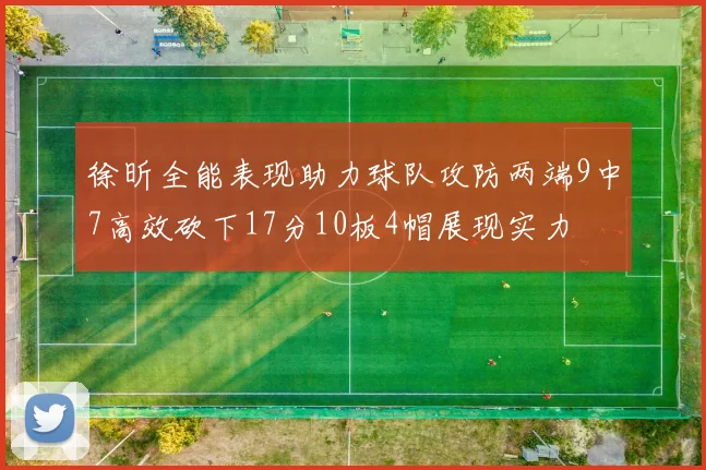 徐昕全能表现助力球队攻防两端9中7高效砍下17分10板4帽展现实力